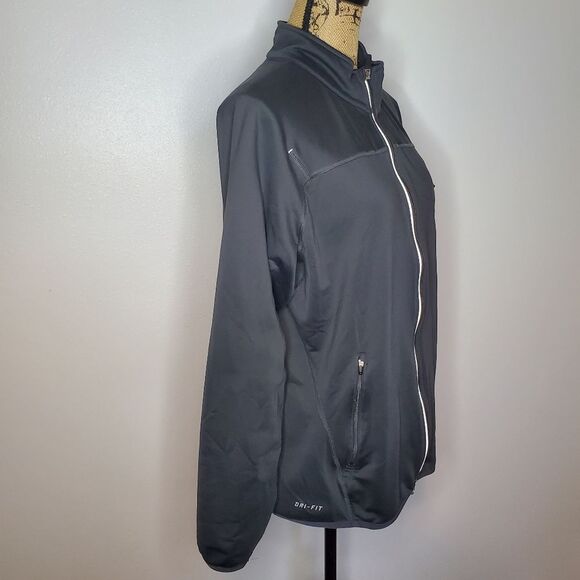 Nike Mens Gray Full-Zip Jacket Size M - Picture 6 of 11